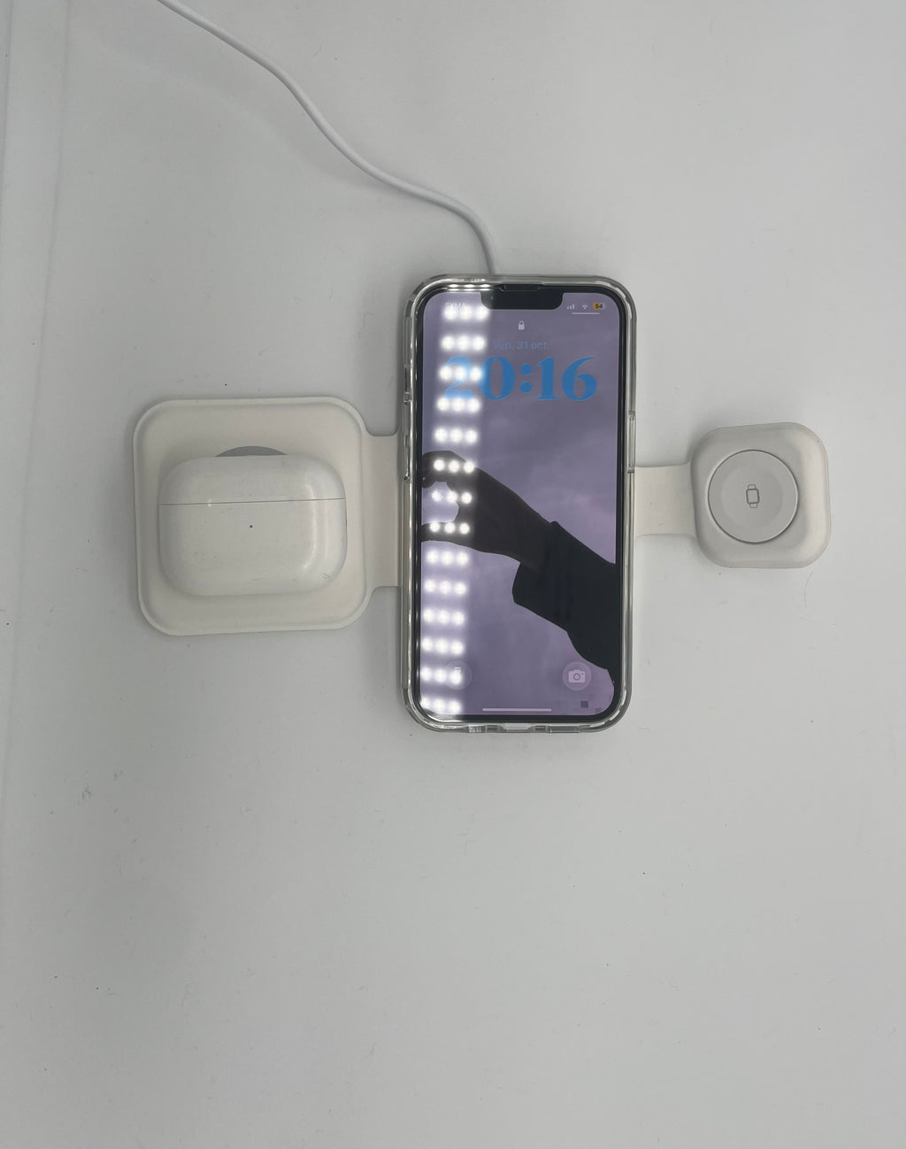 Chargeur Sans-Fil Pliable 3-en-1 – FD-308™ | iPhone • AirPods • Apple Watch